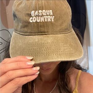 Basque Country Embroidered Baseball Cap - Beige / Tan